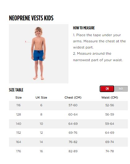 Jobe Kid's Neoprene Buoyancy Aid/ Life Vest - Blue