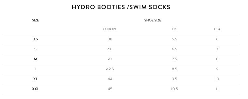 Orca Thermal Hydro Booties - Swimming Socks - Black