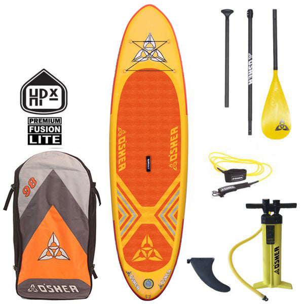 O'Shea 9'8" HPx Inflatable Stand Up Paddleboard Package - Orange - 2021