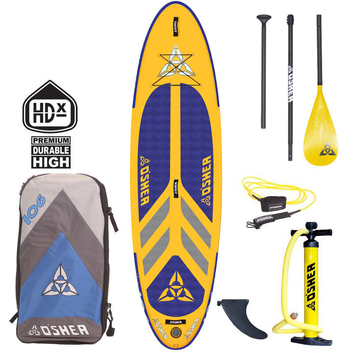 O'Shea 10'6" HDx Inflatable Stand Up Paddleboard Package - Blue - 2023