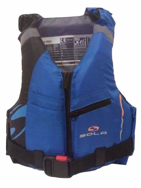 Sola Frenzy Front Zipper Buoyancy Aid - Blue - A0914