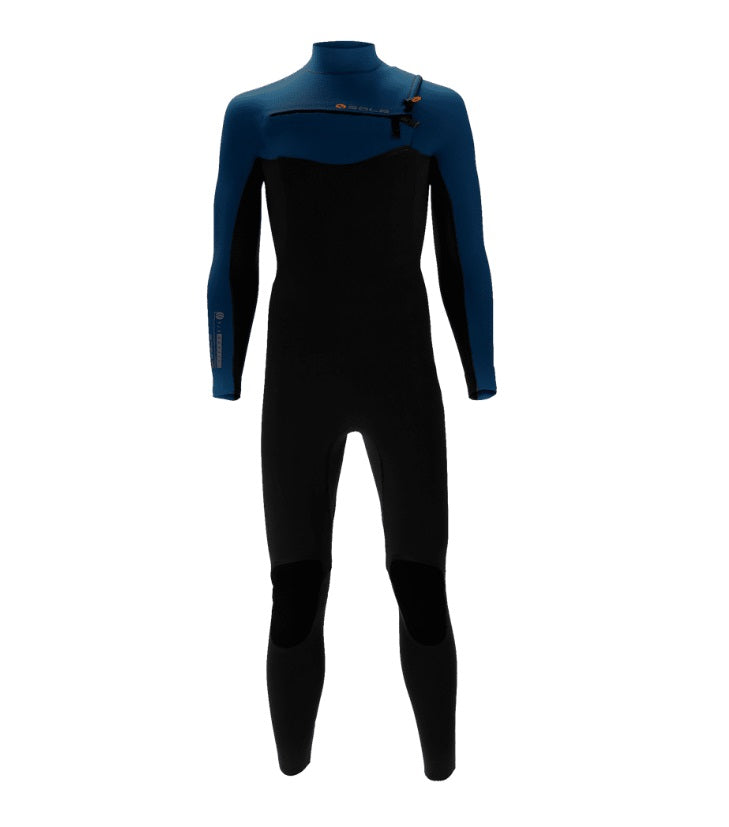 Sola Inferno Men's 5/4 Front Zip Full Wetsuit - Blue - A1501