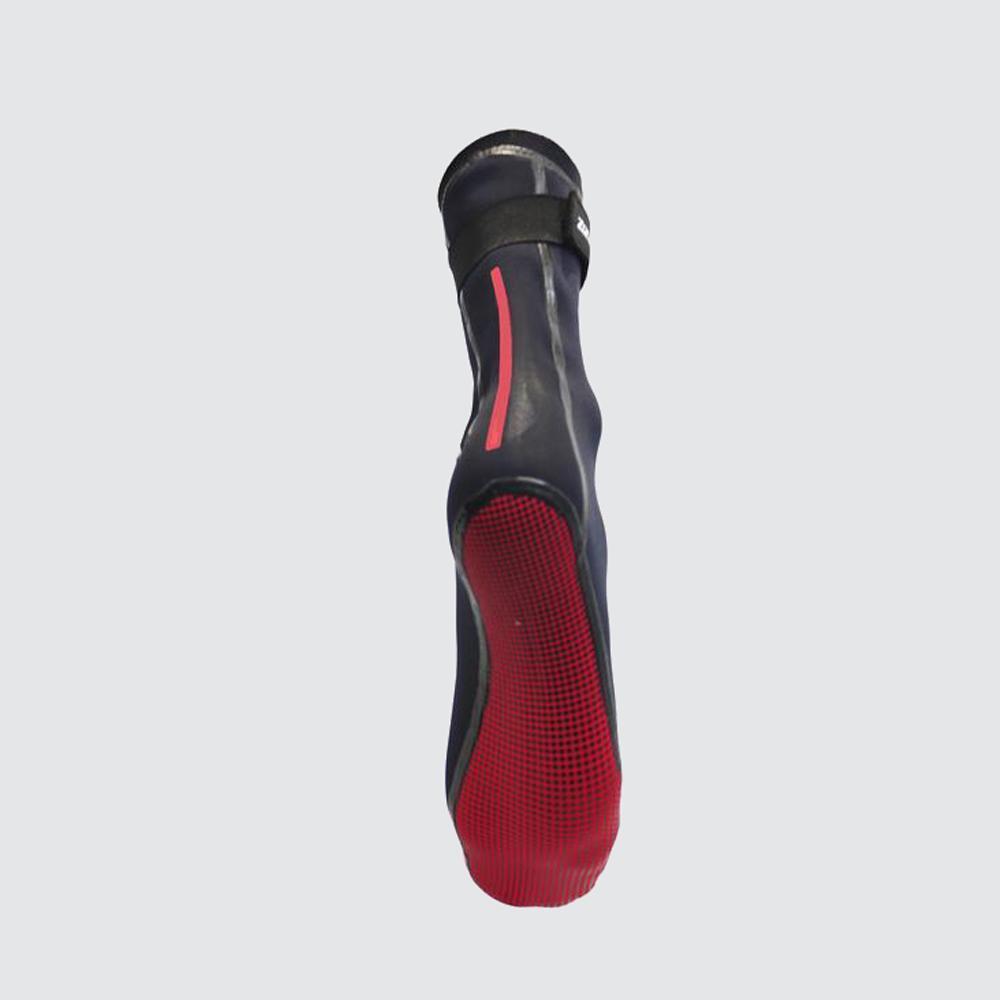 Zone3 Neoprene Heat-Tech Warmth Swim Socks - Black/Red
