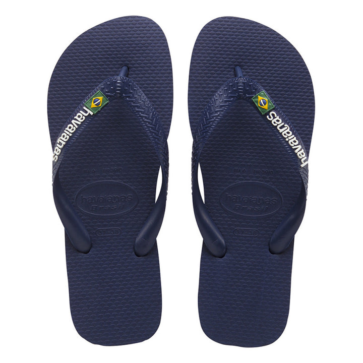 Havaianas Brasil Logo - Navy