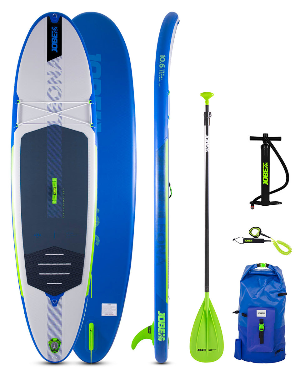 Jobe AERO LEONA 10'6" Inflatable Stand Up PaddleBoard Package