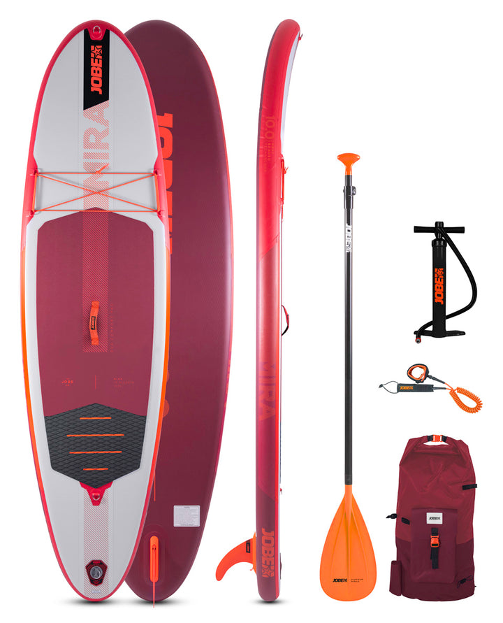 Jobe AERO MIRA 10'0" Inflatable Stand Up Paddleboard Package