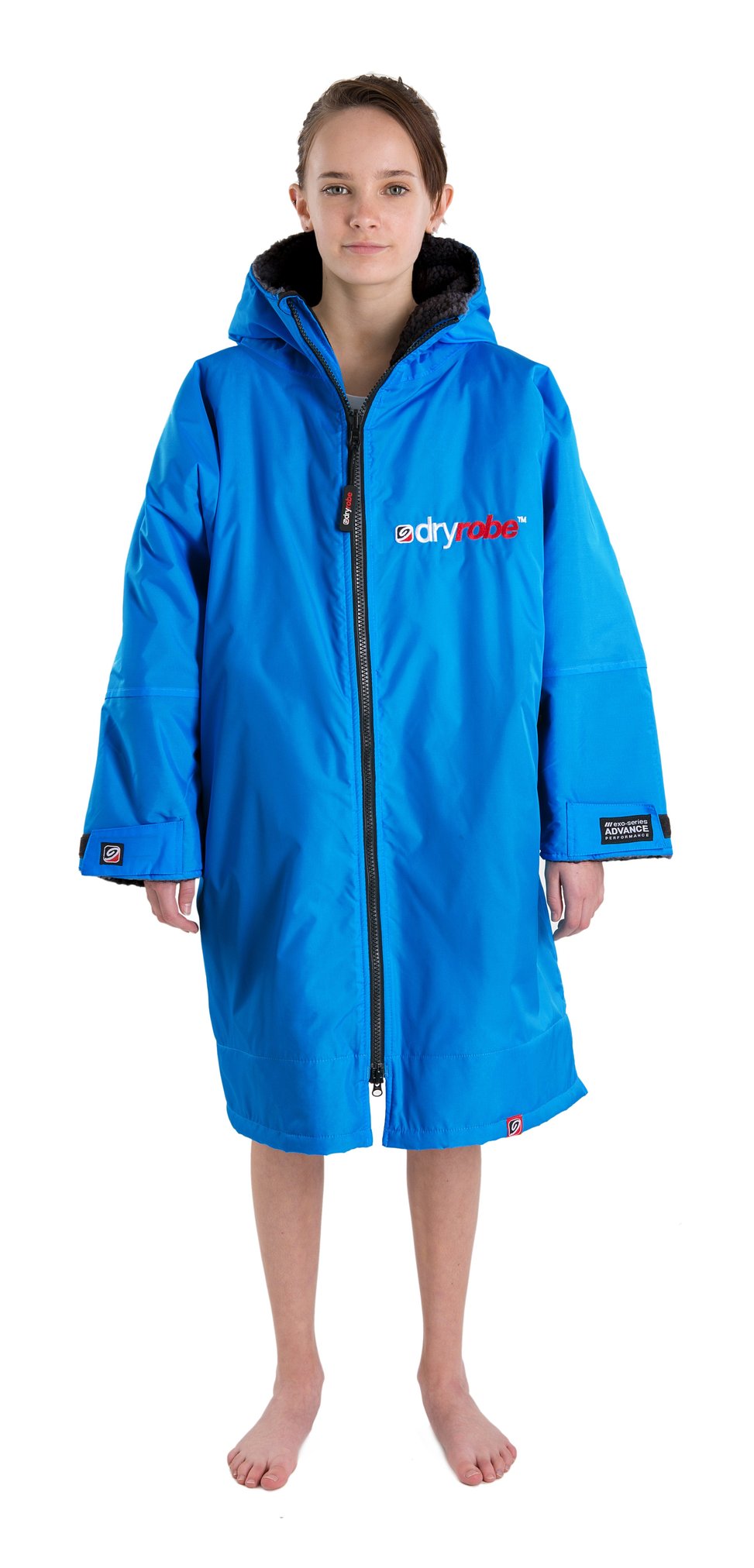 Kids Dryrobe Long Sleeve Changing Robe - Cobalt Blue/ Black – Brighton ...
