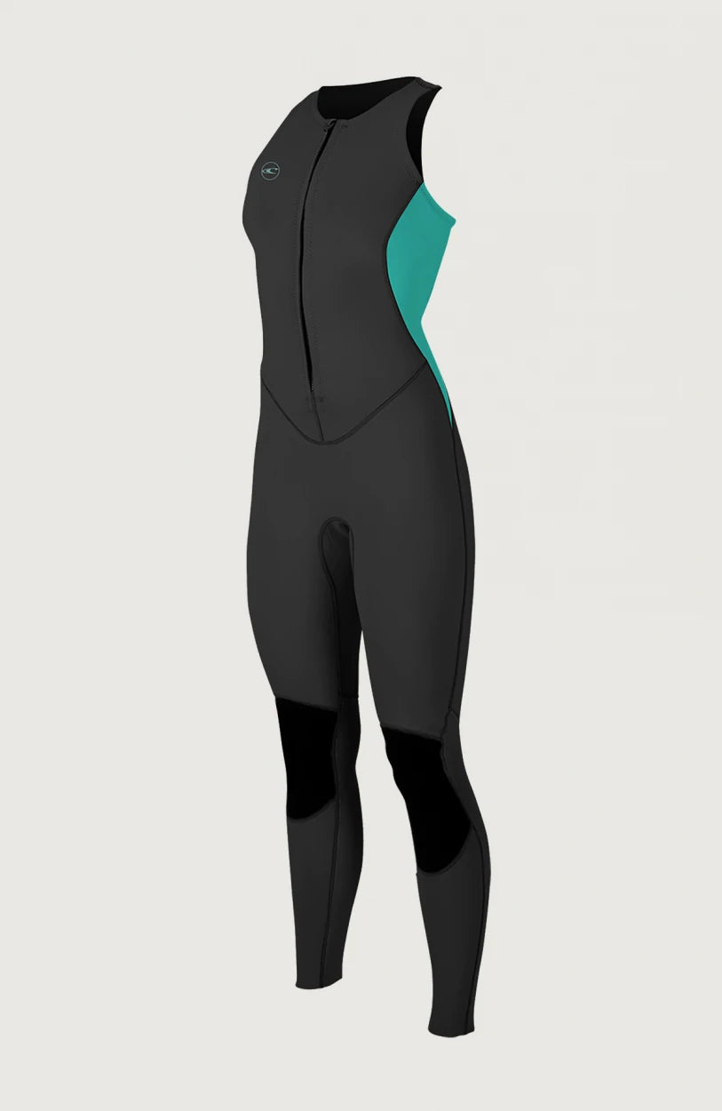 O'Neill Reactor-2 BZ 1.5mm Women's Sleeveless Wetsuit - Black/Aqua - 5295