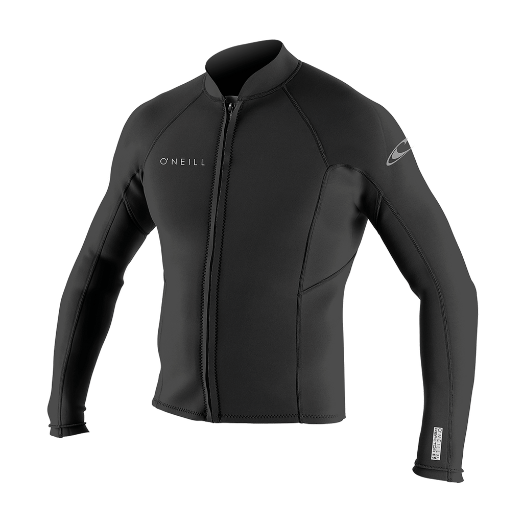 O'Neill Reactor-2 1.5mm Men's Front Zip Neoprene Jacket - Black