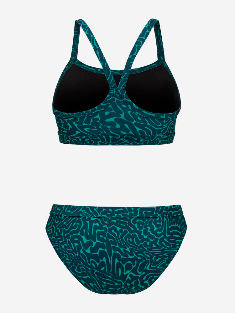 Orca Core Bikini Women Swimsuit - Blue/ Aqua Pattern