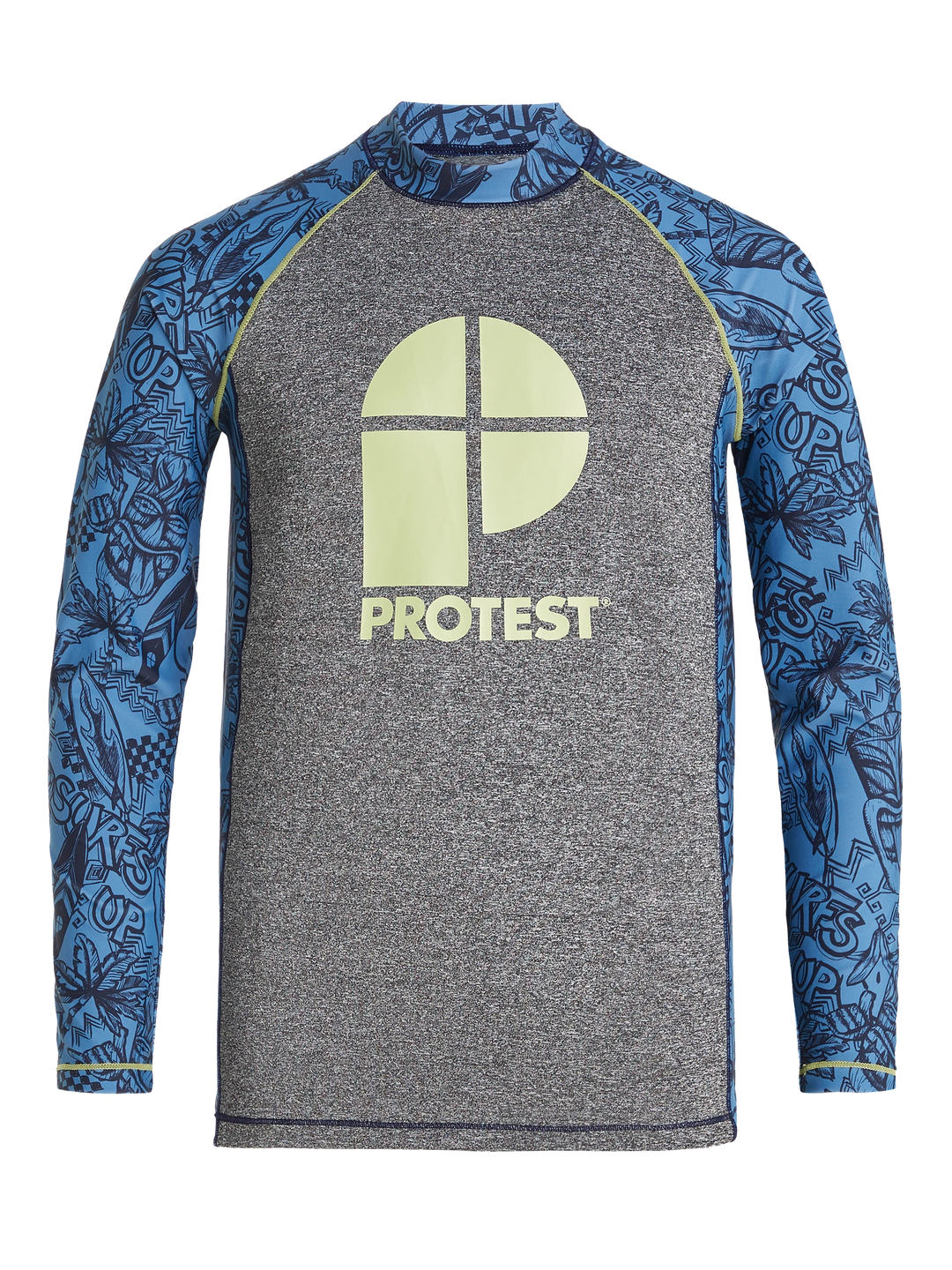 Protest PRTADMIT JR Lycra Rashguard - Kids Long Sleeve - River Blue