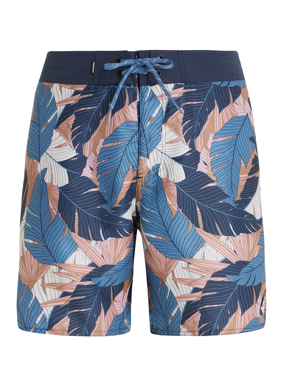 Protest PRTDURBAN Men's Beach Swim Shorts - River Blue/ Patterned