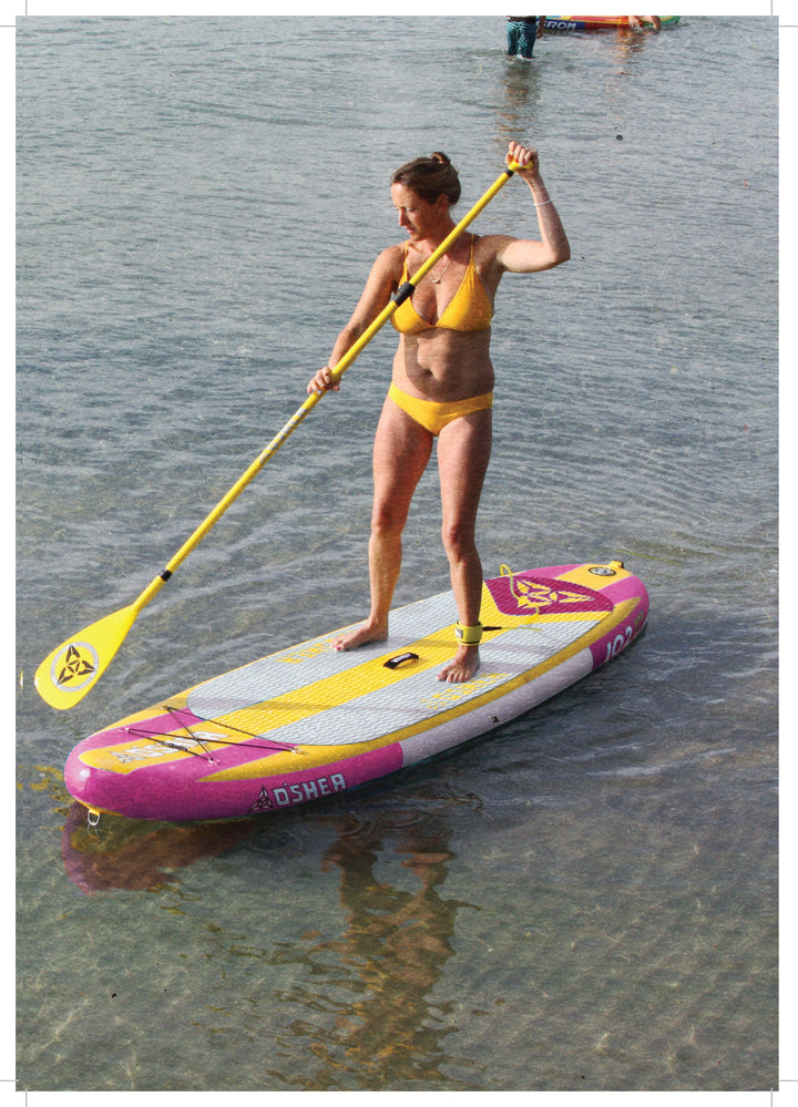 O'Shea 10'2" QSx iSUP Inflatable Stand Up Paddleboard Package - Pink - 2022
