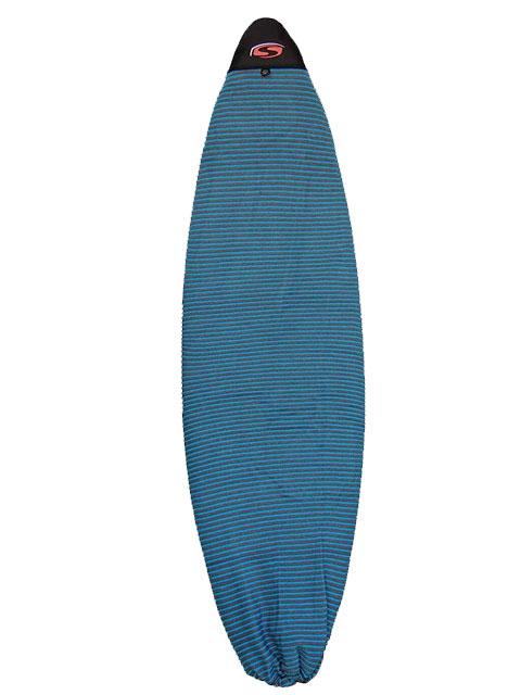 Sola Surf Board Sock - Blue Stripe - 6ft / 6ft3"