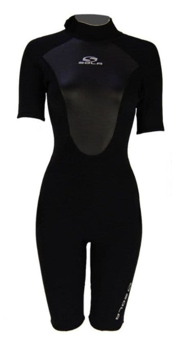 Sola Ignite Women's 3/2mm Shorty Wetsuit - Black - A1722