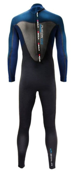 Sola Fusion Men's 3/2mm Blue/Black Full Wetsuit - A1711